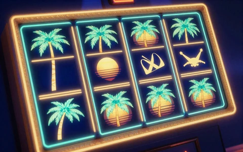 Leuchtende Slot-Walzen im Tropical-Design - OnlySpins Spielbibliothek