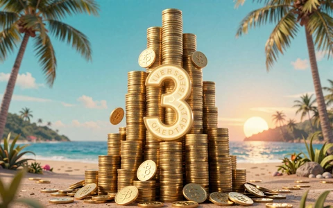 Progressiver Jackpot mit Turm aus goldenen M&uuml;nzen - Progressive Jackpots bei OnlySpins