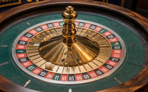 Amerikanisches Roulette-Rad mit Null und Doppel-Null - Varianten bei OnlySpins Live Casino
