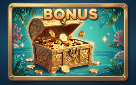 Bonus-Buy-Slot mit goldener Schatztruhe - Bonus Buys bei OnlySpins