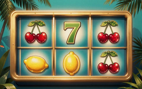 Klassisches Frucht-Slot-Tile in Tropical-Optik - Slots bei OnlySpins